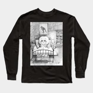 Mr Potato Head - Drawing by Avril Thomas Long Sleeve T-Shirt